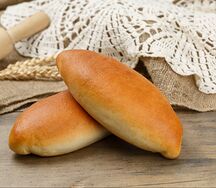 Пирожки с сыром и ветчиной печёные