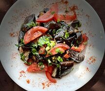 Салат с баклажаном