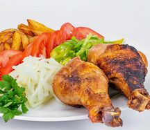 Шашлык из куриной голени
