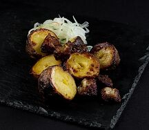 Картофель на мангале 