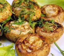 Шашлык из шампиньонов
