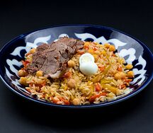 Плов узбекский с бараниной