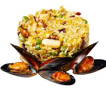 Рис с морепродуктами карри