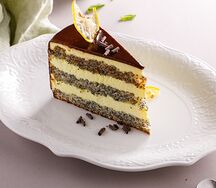 Лимонно-маковый торт