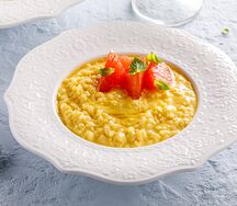 Рисовая каша на кокосовом молоке с грейпфрутом