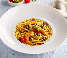 Паста с креветками