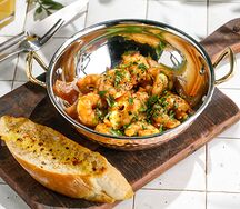 Креветки, жаренные по-грузински