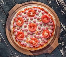 Пицца Баварская (тонкое тесто)