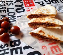 Кесадилья с мраморной говядиной