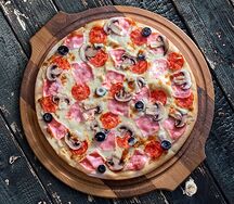 Пицца Бьянка (традиционное тесто)