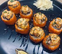 Ролл запечённый с мидиями