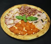 Пицца Четыре сезона (традиционное тесто)