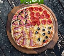 Пицца Четыре сезона (тонкое тесто) 35 см