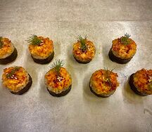 Запеченный ролл с беконом