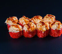 Запеченный ролл с крабом