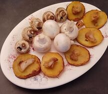 Картофель на мангале