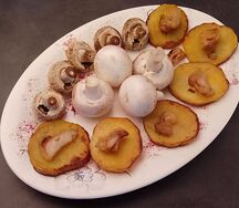 Картофель на мангале