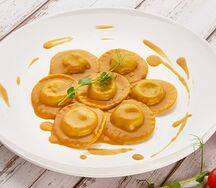 Равиоли с крабом