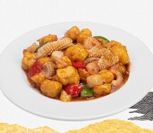 Тофус морепродуктами