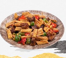 Соевое мясо с беконом