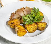 Картофель на мангале