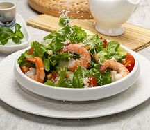 Салат Цезарь с креветкой