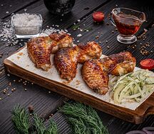 Шашлык из куриных крылышек 
