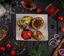Овощи на мангале