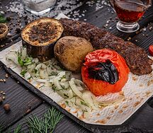 Комбо Люля Кебаб Баранина с овощами-гриль