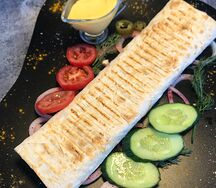 Шашлык из курицы в лаваше