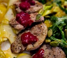 Салат с утиной грудкой