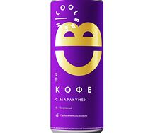 Холодный газированный кофейный напиток кофе с маракуйей ColdBrew