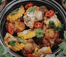 Острые крылышки с медом