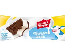 Золотой Стандарт мороженое пломбир в печенье Сэндвич