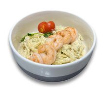 Песто с креветками