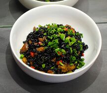 Чёрный рис с уткой