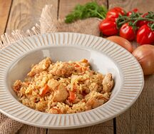 Плов с куриным филе