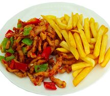 Курица в сладком соусе