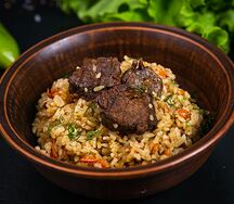 Плов узбекский с говядиной