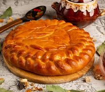 Пирог с горбушей и картофелем