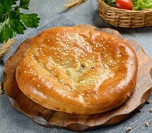 Хачапури с сыром и зеленью