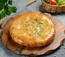 Хачапури со шпинатом и сулугуни