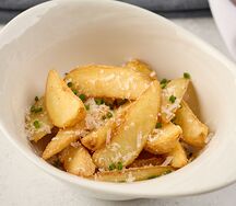 Картофель фри с пармезаном и трюфельным маслом