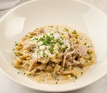 Казаречче с уткой и грибами