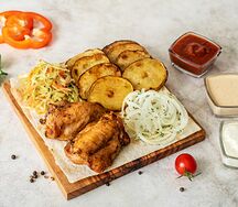 Мясной ланч с курицей