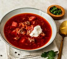 Борщ с говядиной
