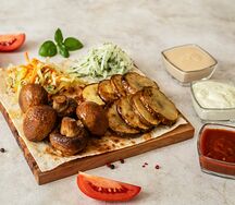 Вегетарианский ланч с грибами