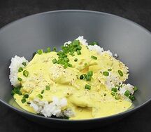 Курица карри с рисом