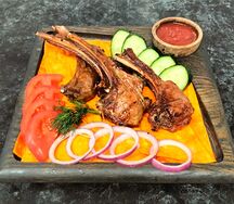 Шашлык из бараньей корейки