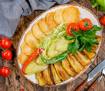 Овощи, жаренные по-бакински